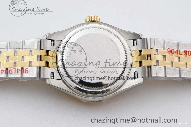 MiroTime 0105 Datejust 28mm 279179 SS YG TWF Best Edition White Diamonds Markers Dial on SS YG Jubilee Bracelet NH SunProtective 2144